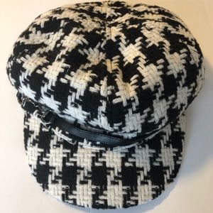 Joe Boxer Houndstooth Cabbie Newsboy Hat Cap